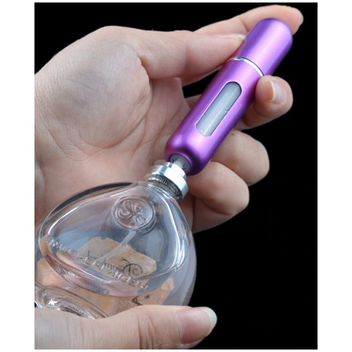 Mini Frasco de Perfurme Recargable Fragancia Portatil