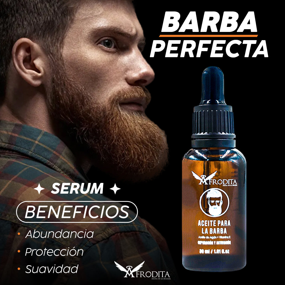 Aceite Grow para la Barba Crecimento del Cabello