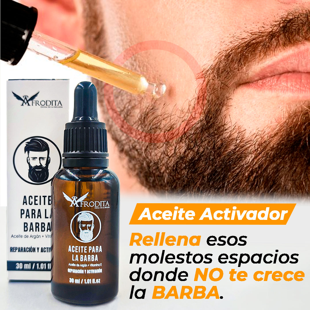Aceite Grow para la Barba Crecimento del Cabello