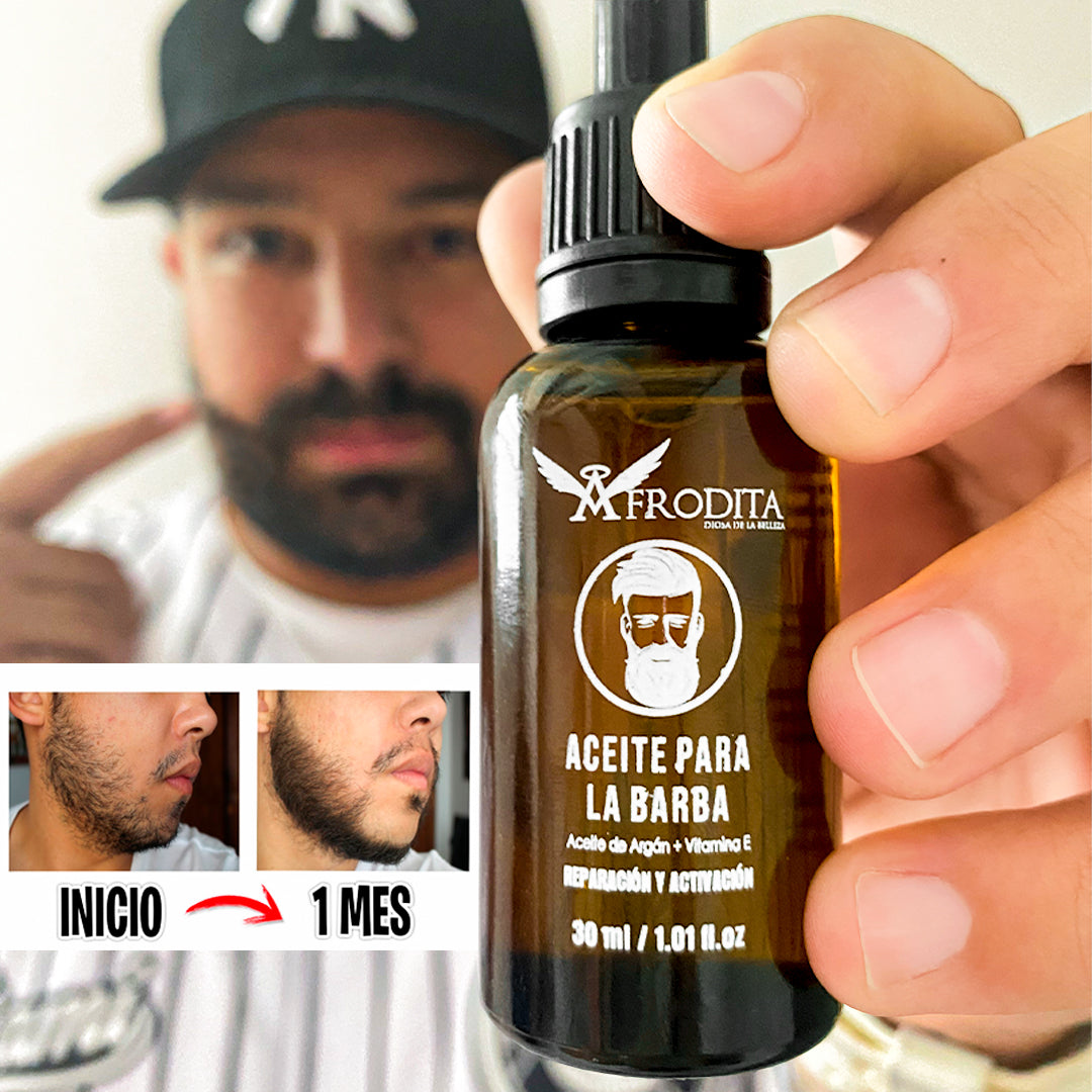 Aceite Grow para la Barba Crecimento del Cabello