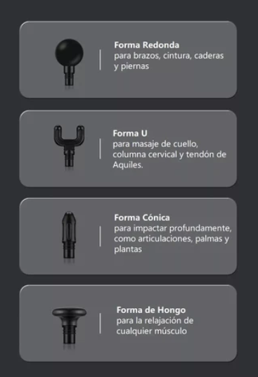 Pistola De Masaje Muscular Profesional
