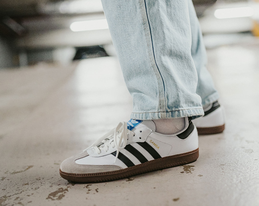 Tenis Samba Blanco/Negro Adidas