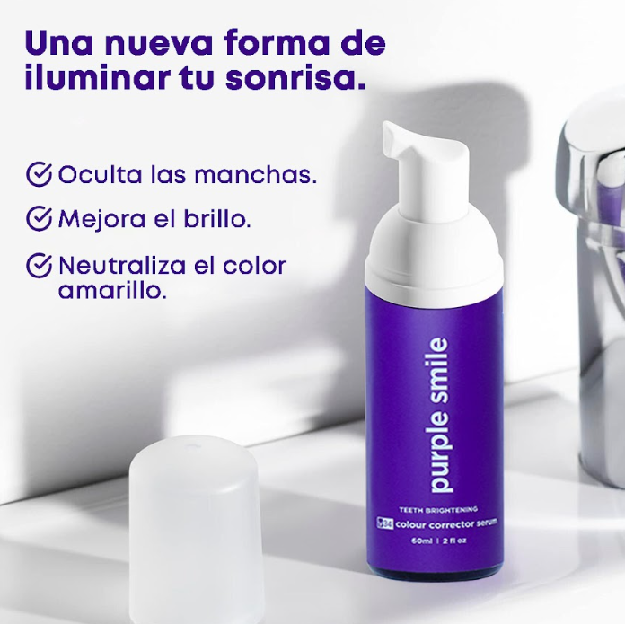 Purple Smile Blanqueador Dental Corrector de Color 70 mL