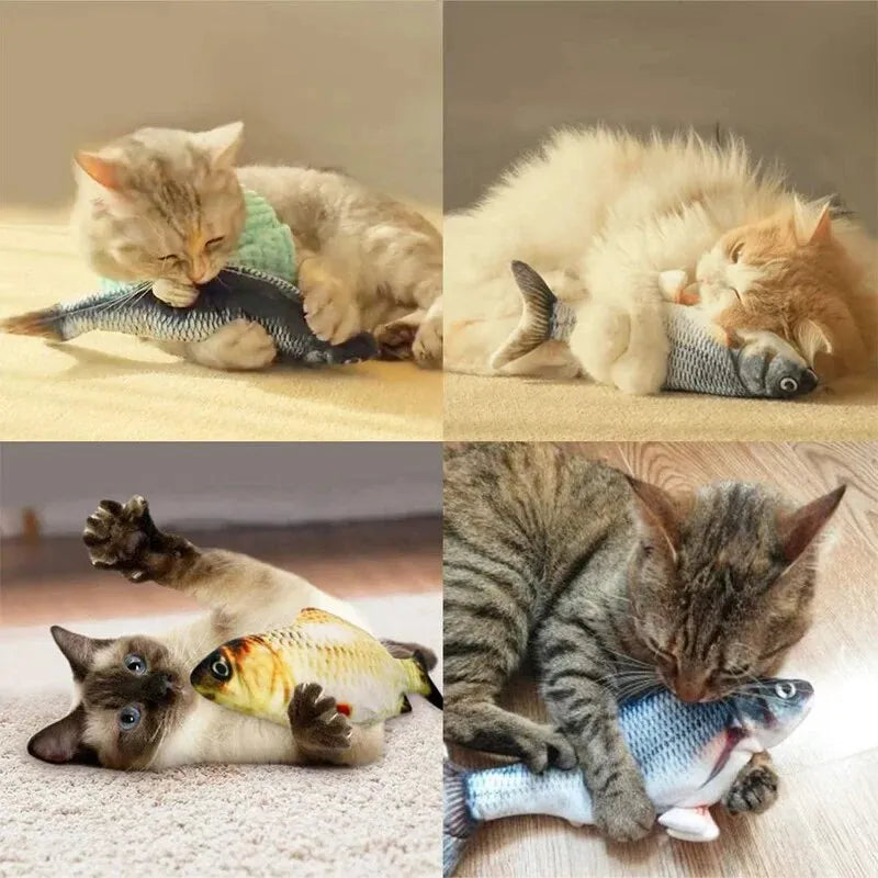 Juguete Pez Eléctrico para Gatos Play Fish