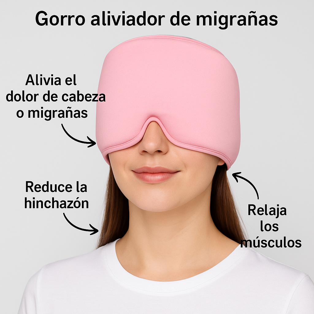 Gorro De Gel Aliviador de Migraña