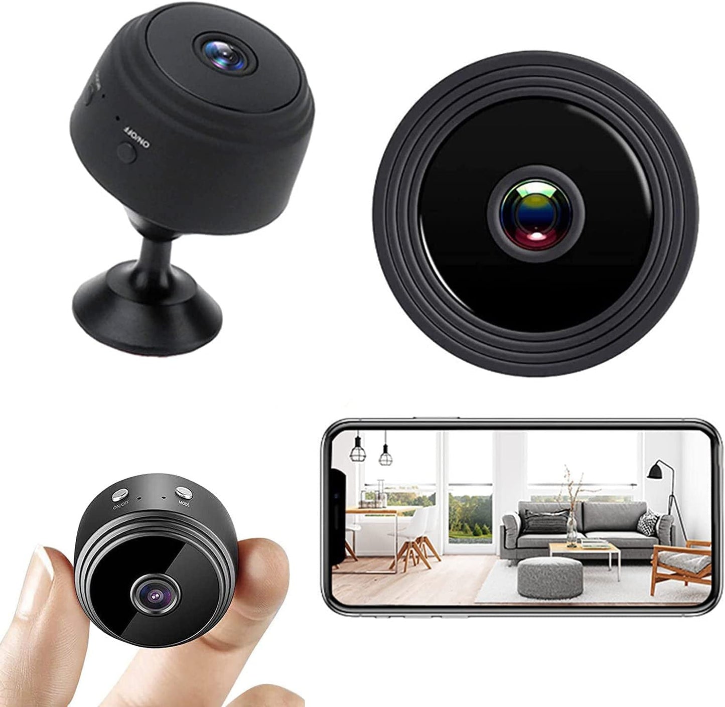 Cámara Discreta HD de Seguridad Wifi
