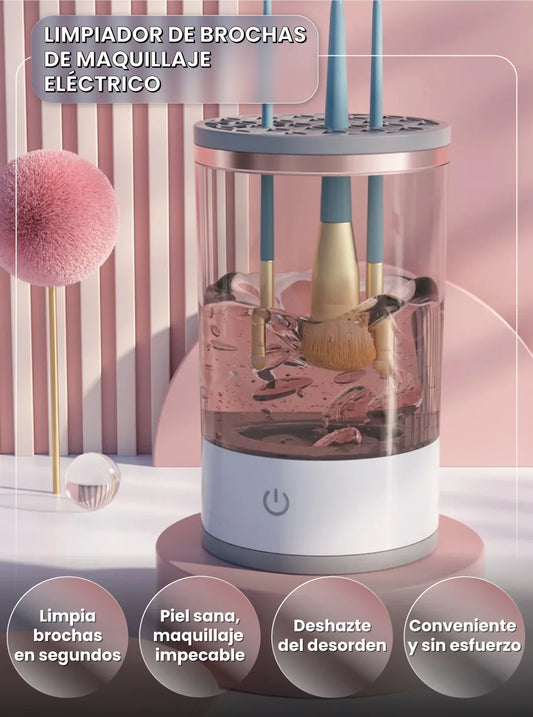 Limpiador de Brochas de Maquillaje Eléctrico