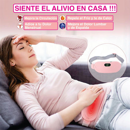 Cinturon Menstrual Anti-Colicos Masajeador y Térmico