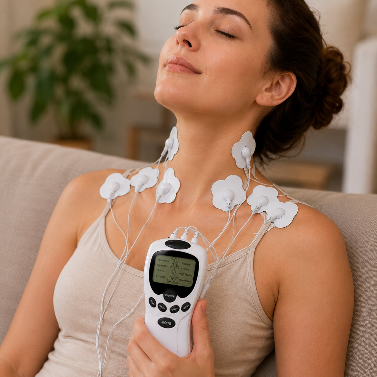Electroestimulador Masajeador Muscular Eléctrico