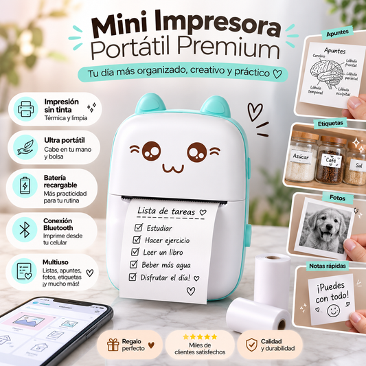 Mini Impresora Portátil Premium