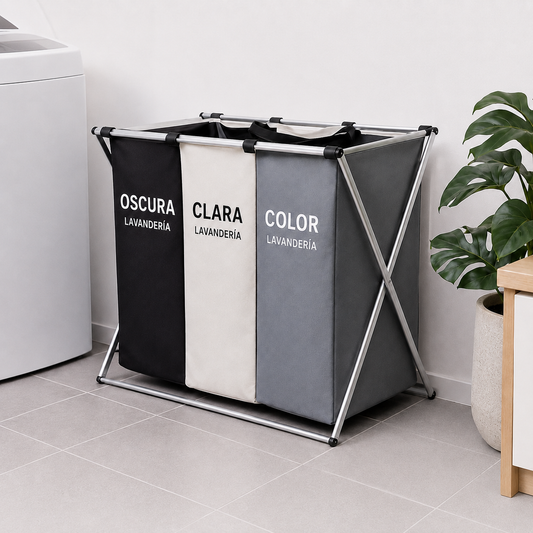 Canasta Organizadora de Ropa Sucia Premium