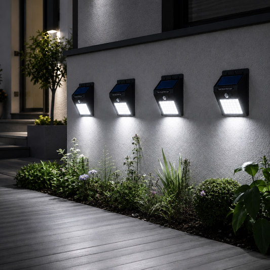 Kit 4x Lámparas Solares Premium