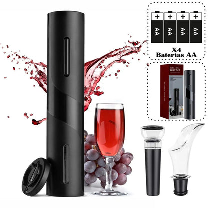 Sacacorchos Eléctrico + Kit para Vino
