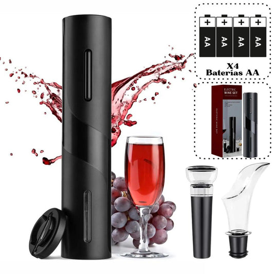 Sacacorchos Eléctrico + Kit para Vino